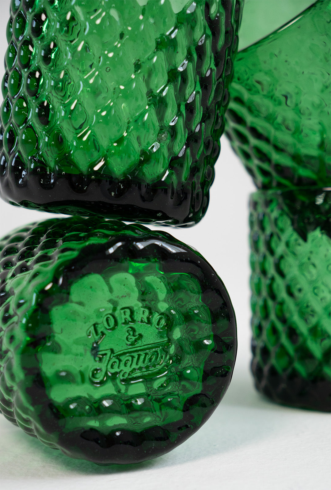 SET DE VASOS ESMERALDA X2