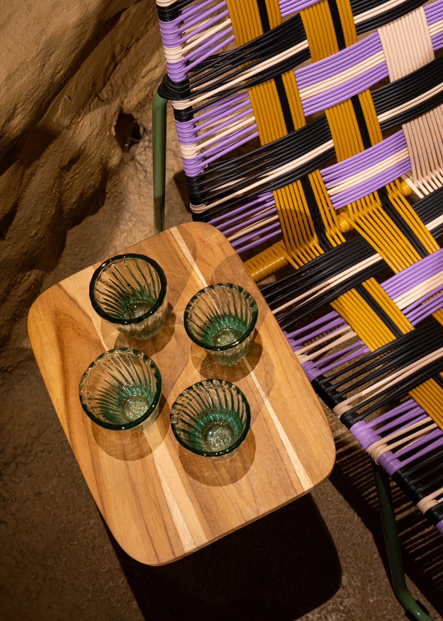 SET DE VASOS RAÍZ x4