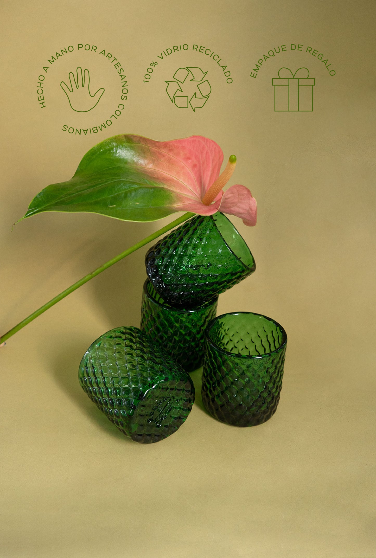 VASO ESMERALDA
