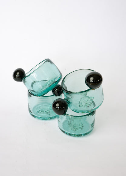 SET DE VASOS ACEITUNA x4