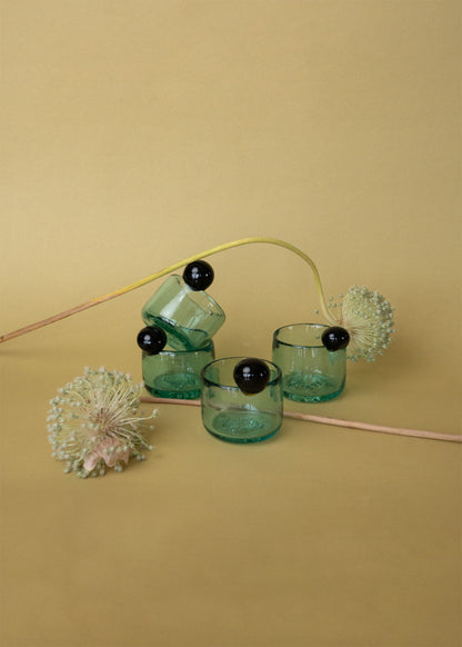 SET DE VASOS ACEITUNA x4