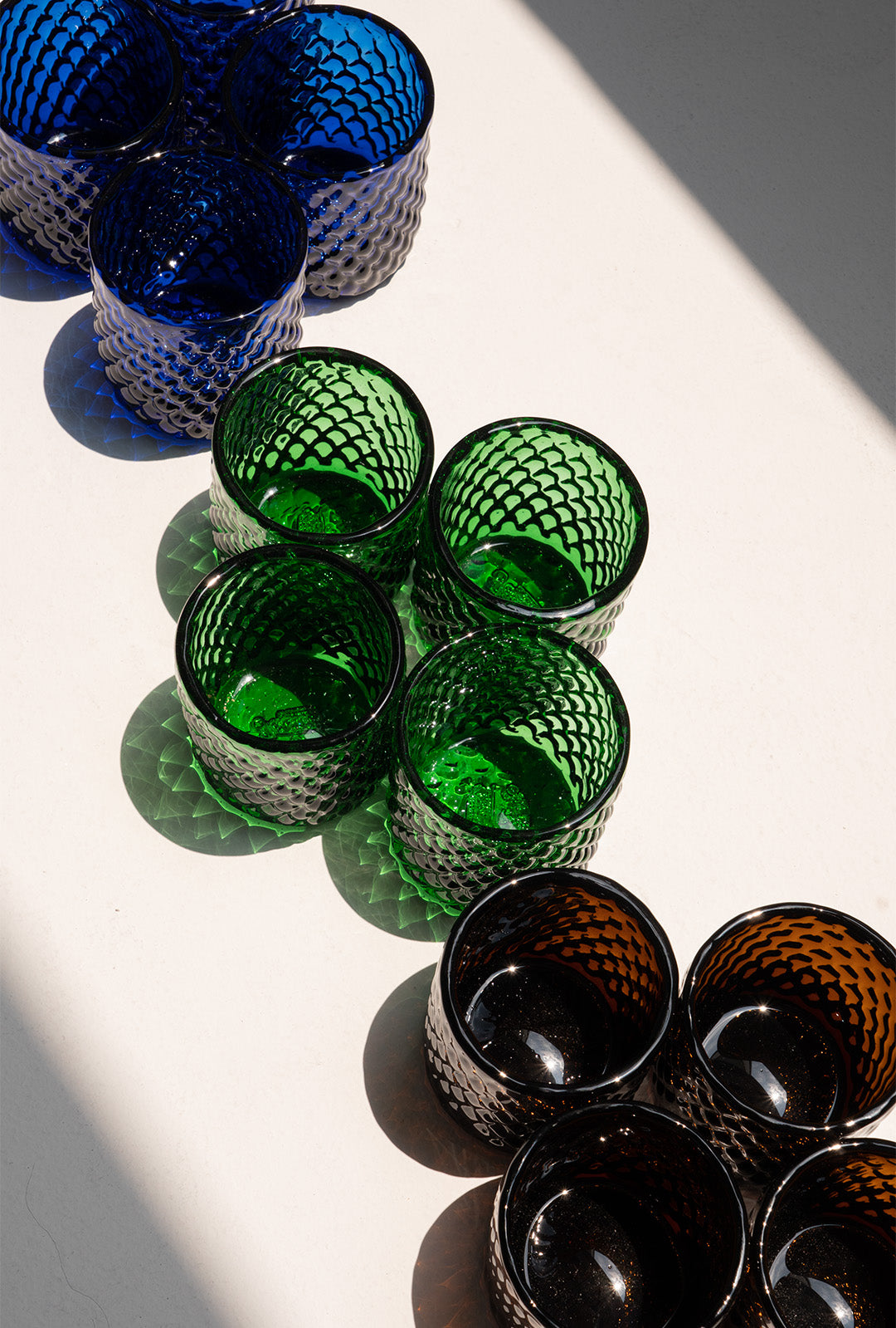 SET DE VASOS ESMERALDA X2
