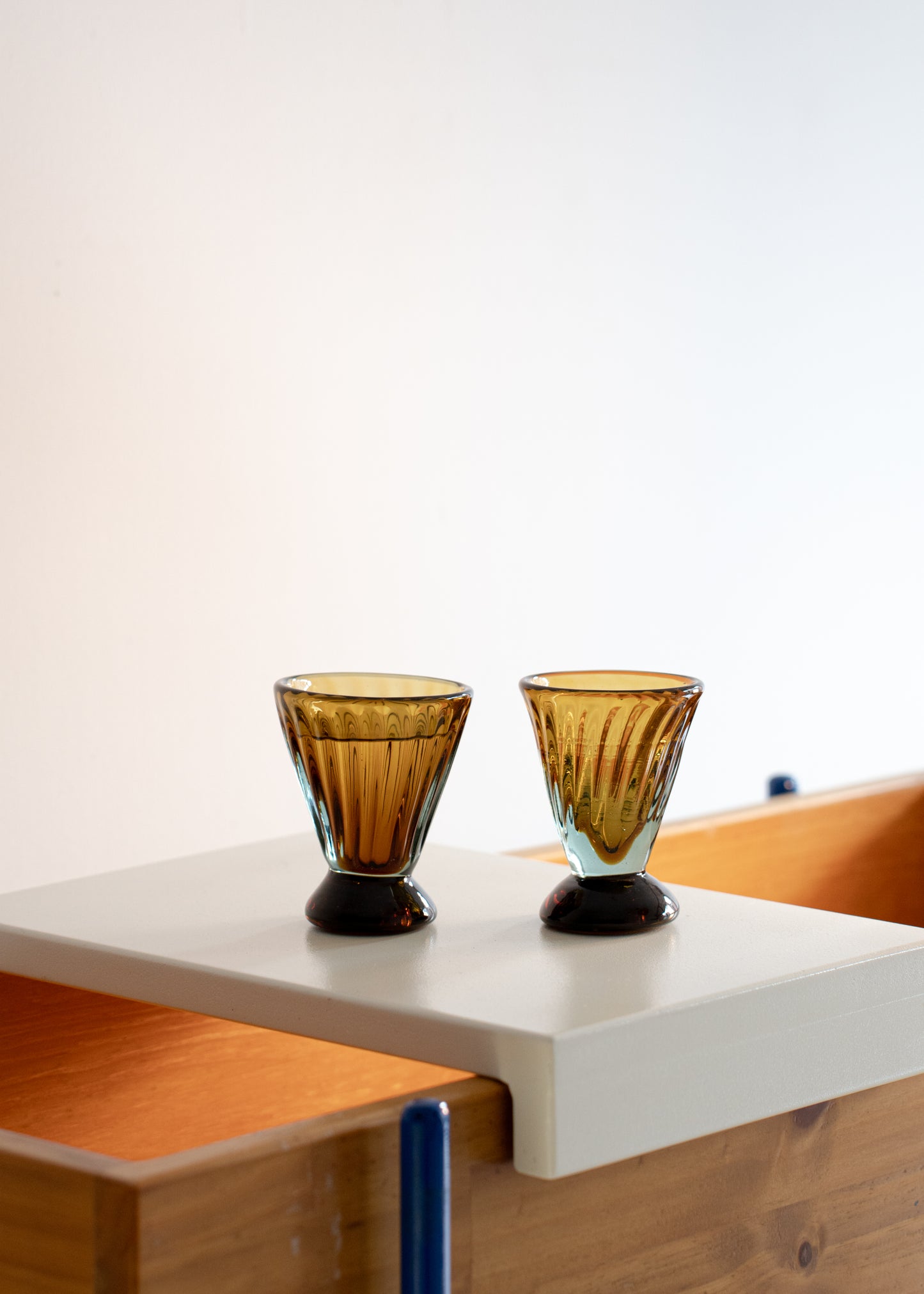 SET DE COPAS PURA ÁMBAR x2