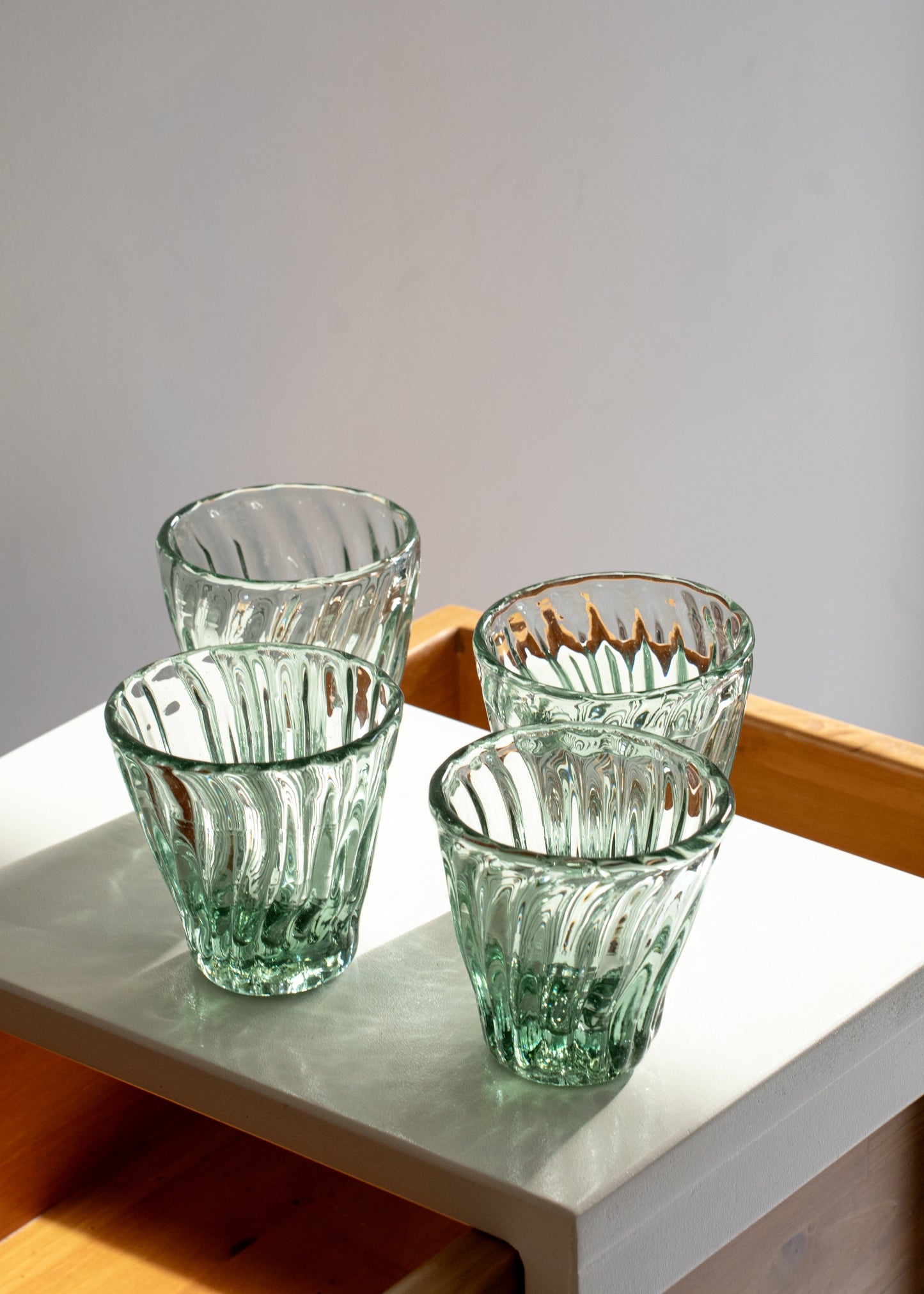 SET DE VASOS RAÍZ x4