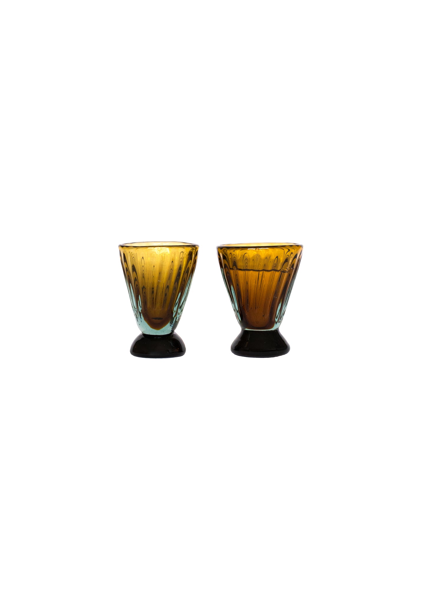 SET DE COPAS PURA ÁMBAR x2