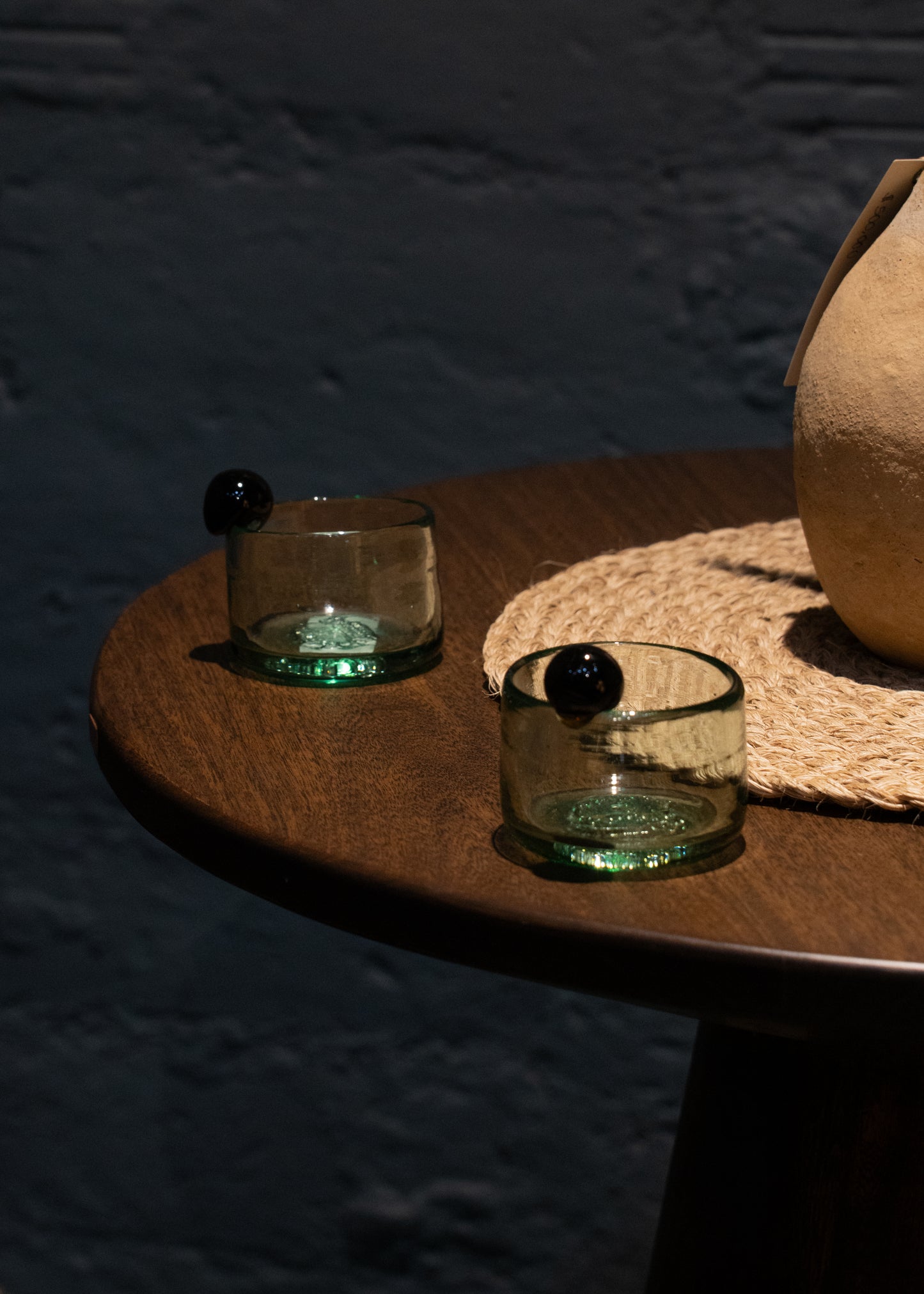 SET DE VASOS ACEITUNA X2