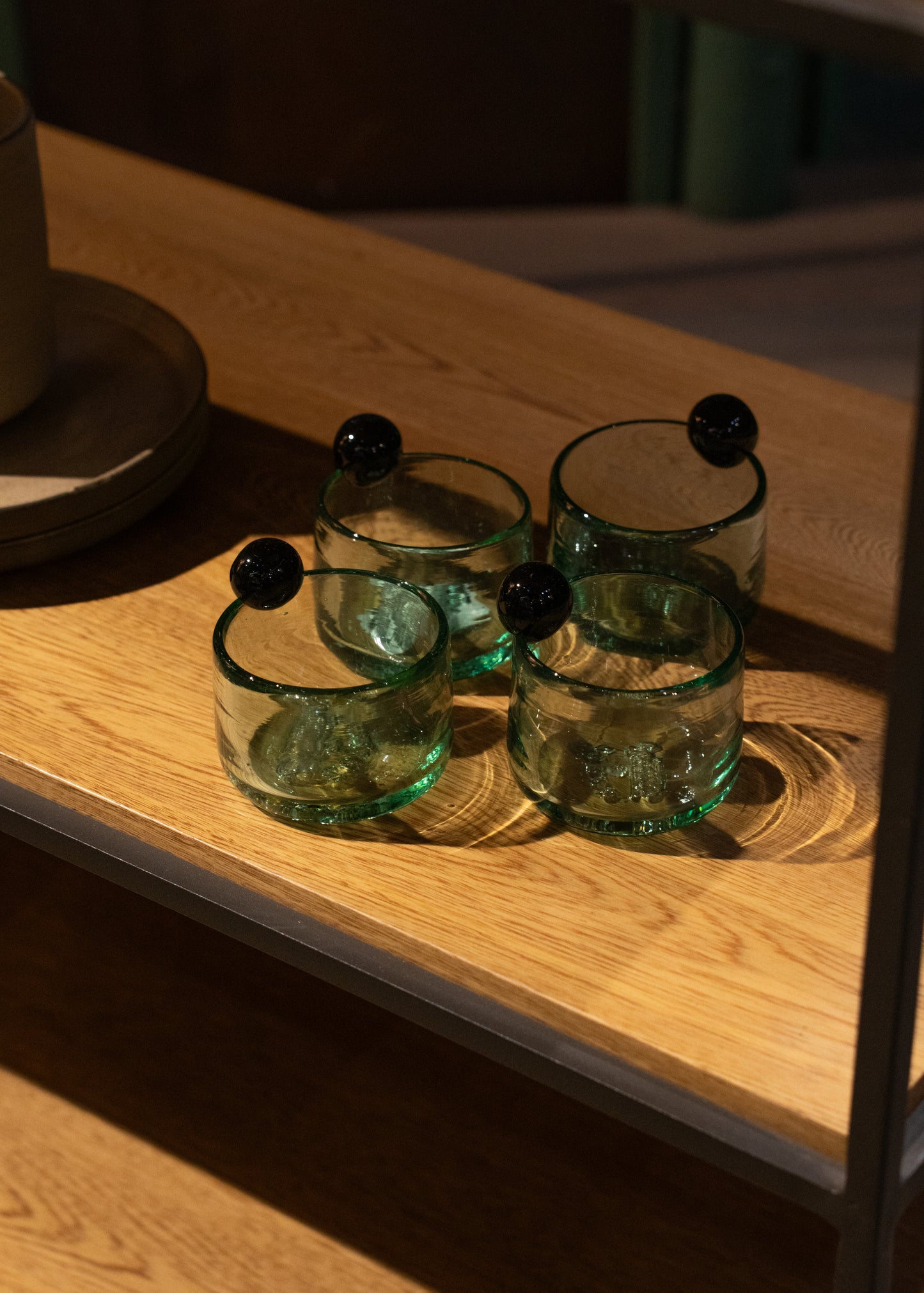 SET DE VASOS ACEITUNA x4