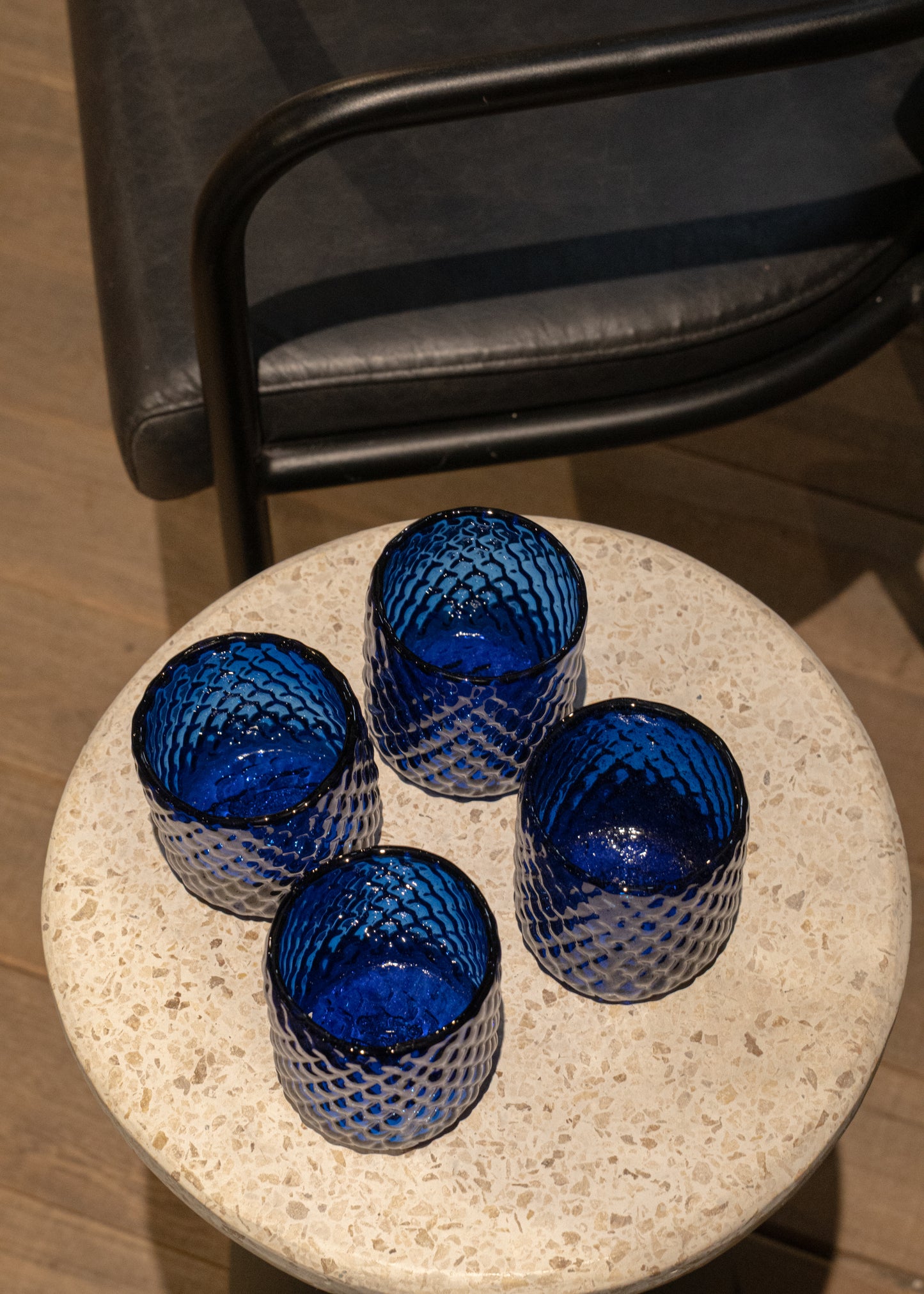 SET DE VASOS COBALTO X4