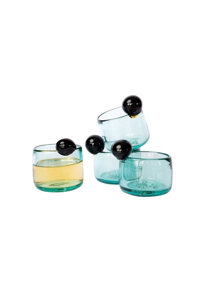 SET DE VASOS ACEITUNA x4