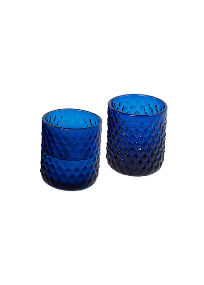 SET DE VASOS COBALTO X2