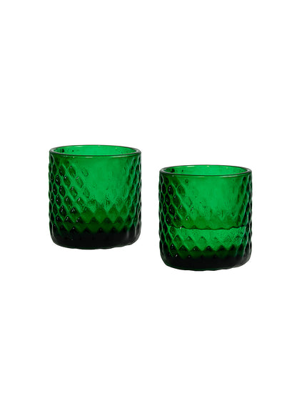 SET DE VASOS ESMERALDA X2