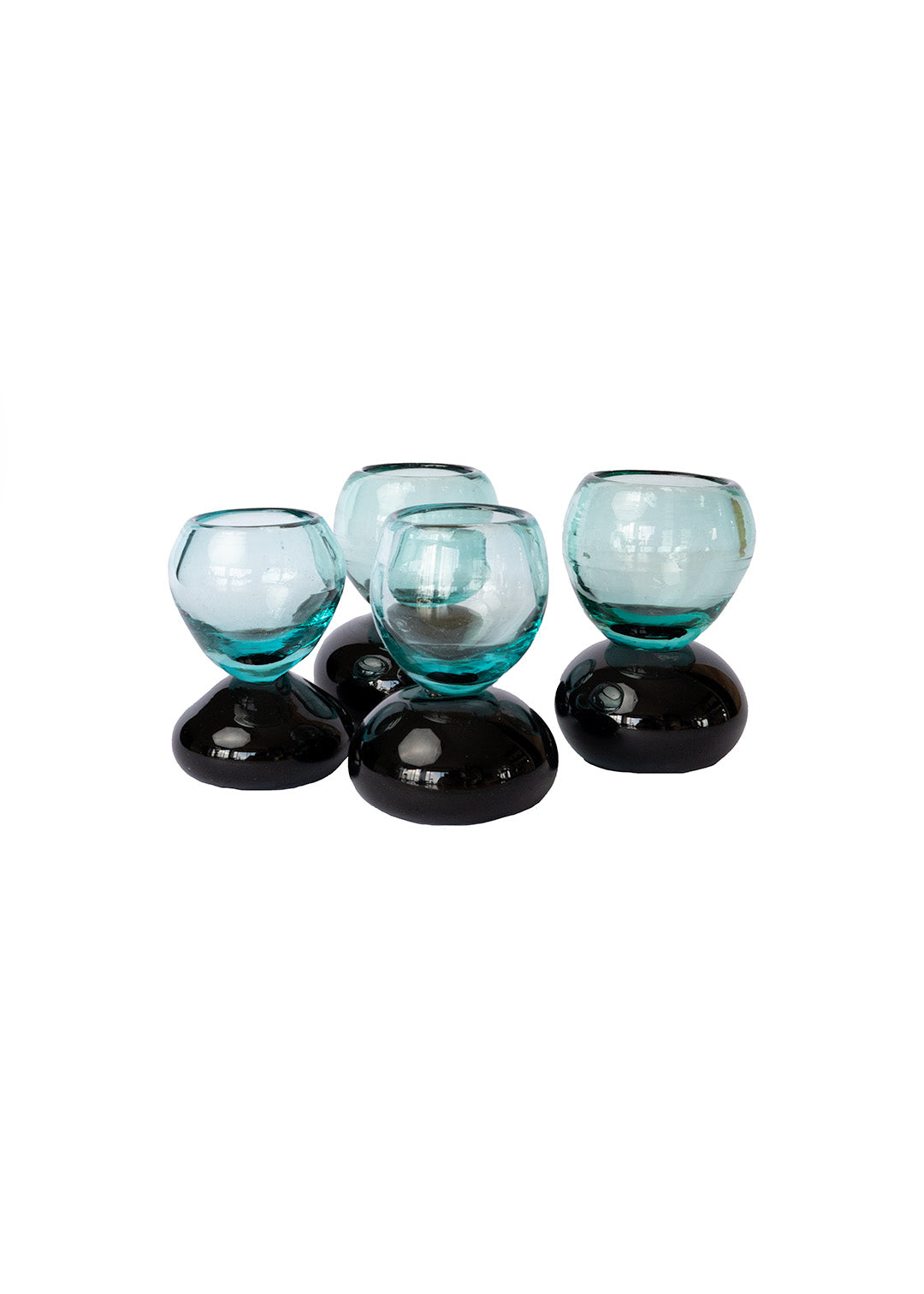 Zorro y Jaguar - Shot glass Oliva x4
