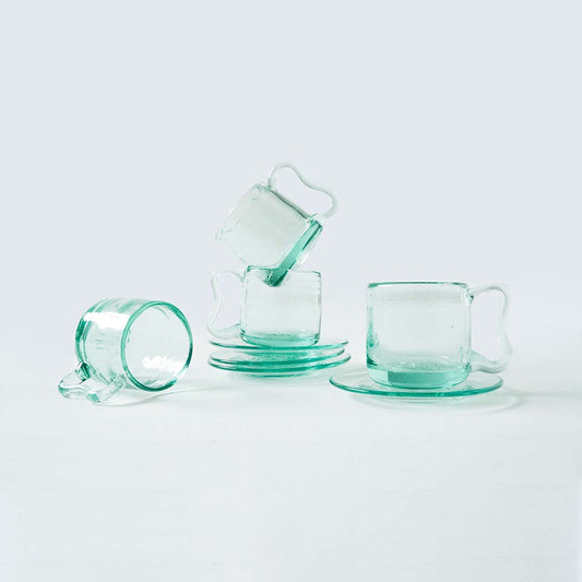 Set x 4 de Pocillos en Vidrio